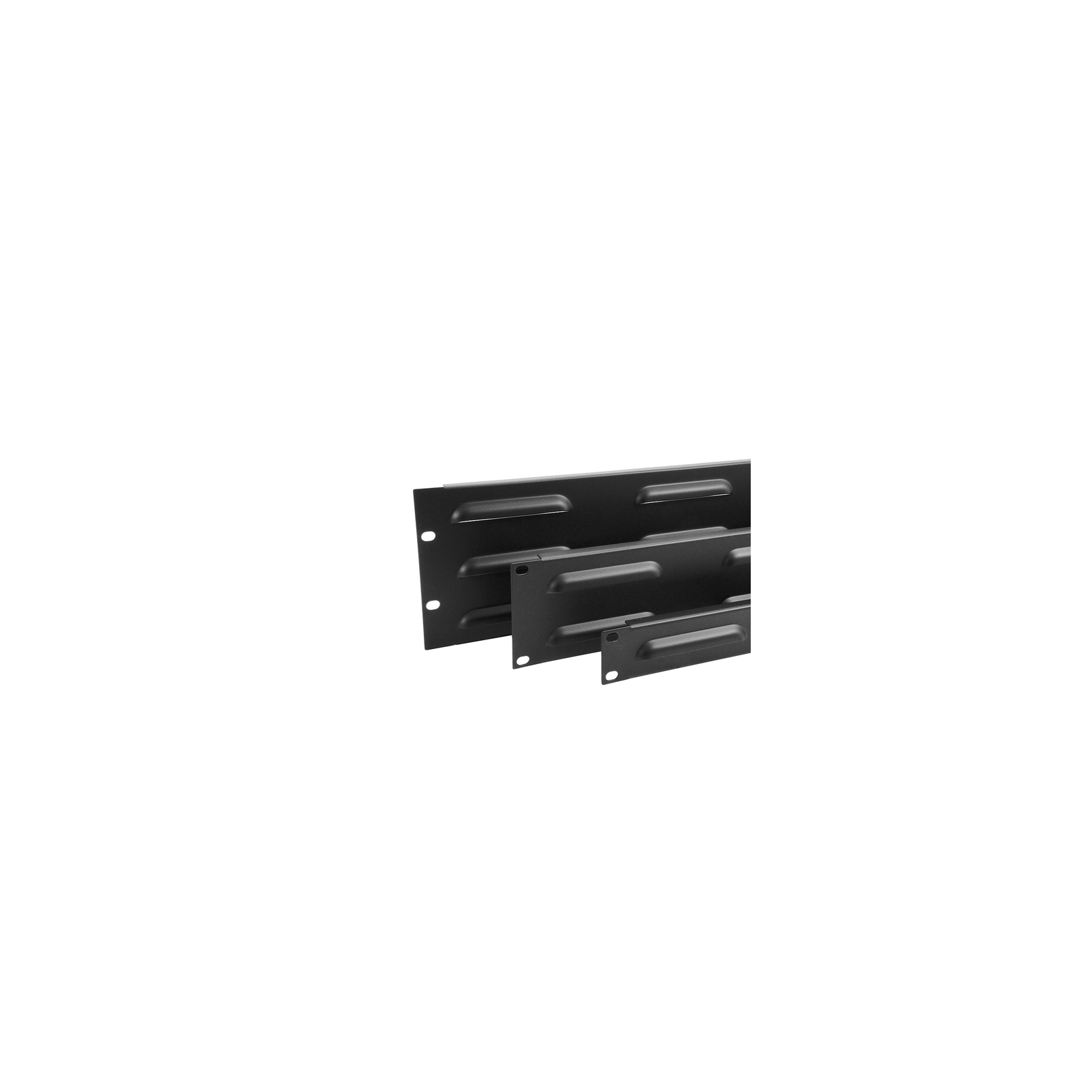 3u Flanged Louvered Rack Panel